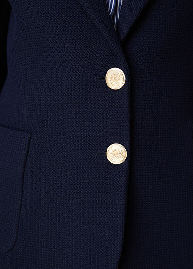 Beymen Club Lacivert Armalı Petek Dokulu Blazer - 7