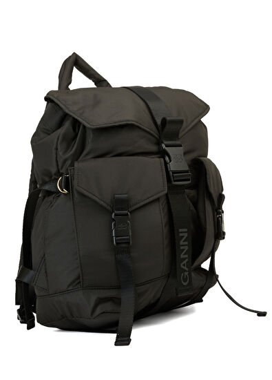 Ganni Siyah Kadın Sırt Çantası - 3