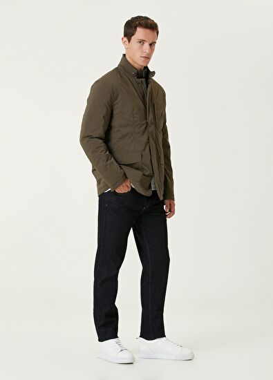 Beymen Club Khaki Jacket with Inner Collar Detail - 3
