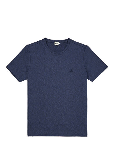 Beymen Club Koyu Mavi Logolu T-shirt - 7