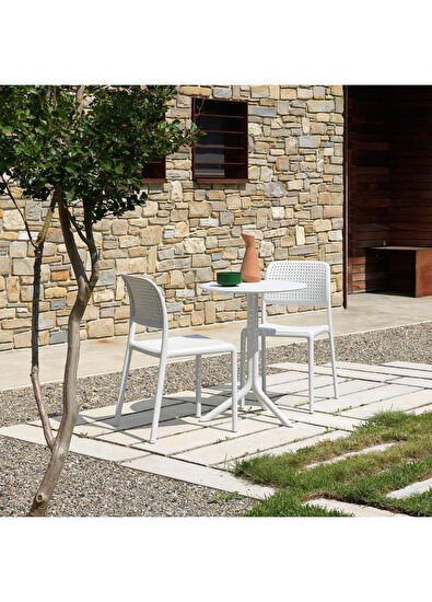 Nardi Bora İstiflenebilir Kolsuz Bahçe Sandalyesi - 3