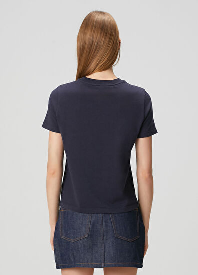 Marc Jacobs x A.P.C. Navy Blue Logo T-Shirt - 4