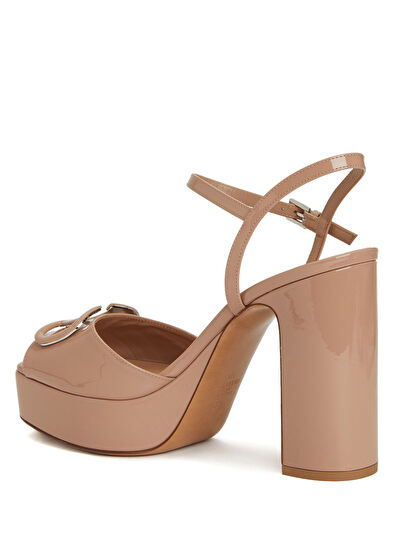 VLogo Pudra Kadın Deri Sandalet - Görsel 4