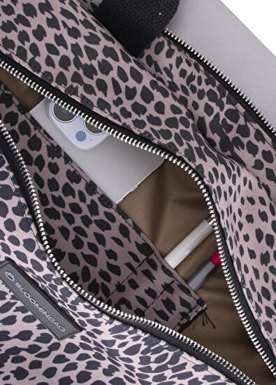 Leopard Cita Noir 13-14" Laptop ve Macbook Çantası - Görsel 8