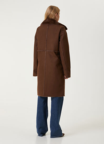 Beymen Club Brown Faux Fur Inside Coat - 6