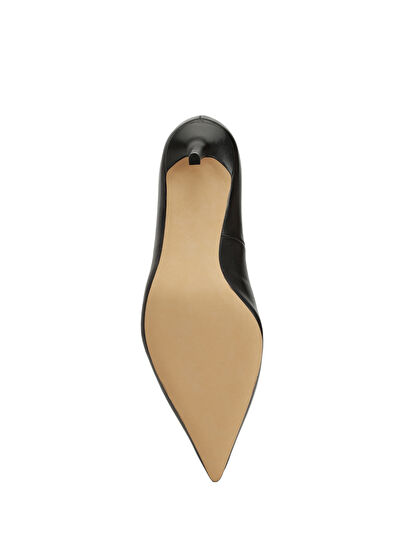 Beymen Club Siyah Deri Stiletto - 5
