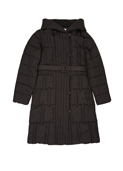 Beymen Club Black Belt Coat - 5