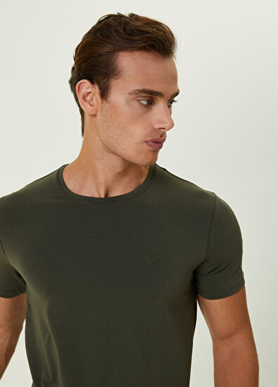 Beymen Club Haki Basic T-shirt - 6