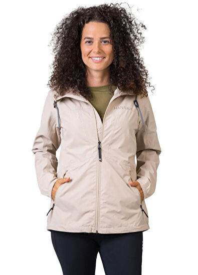 Hannah Goldie Oxford Tan Kapüşonlu Kadın Outdoor Ceket - 6