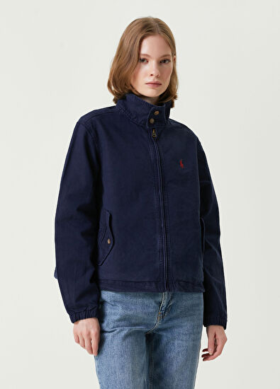 Lacivert Kanvas Ceket - Görsel 4