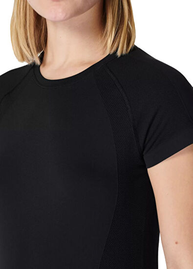 Sweaty Betty Athlete Seamless Workout Siyah Kadın Koşu Atleti - 3