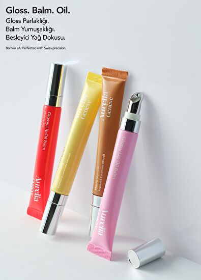 Aurelia Genève Vanilla Pudding Glossy Lip Oil Balm - 9