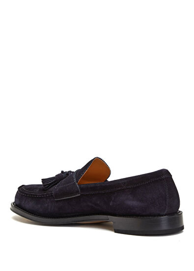 Fabi Navy Blue Men's Suede Loafer - 3
