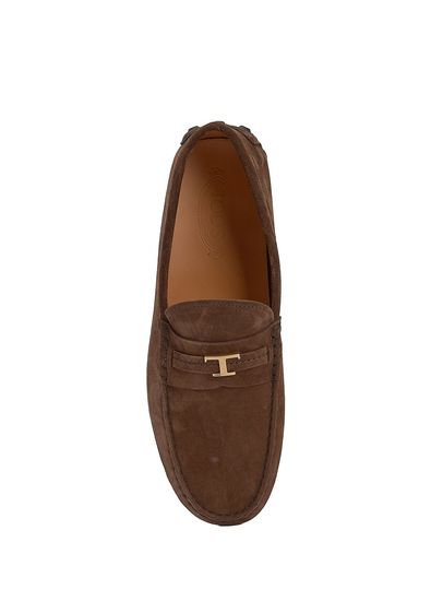 Tod's Kahverengi Erkek Süet Driver - 4