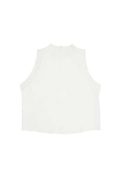 Beymen Club Kırık Beyaz Kolsuz Bluz - 7