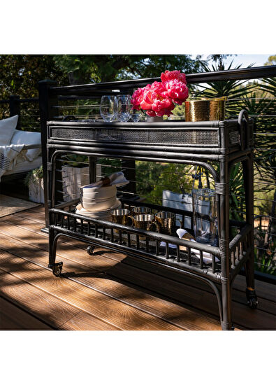 Bee Interiors Dressy Black Wooden Dresser - 3