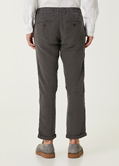 Beymen Club Grey Linen Trousers - 3