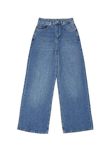 Beymen Club Blue Stone Embroidered Jeans - 5