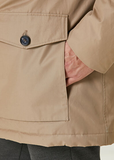 Beymen Club Vizon Kapüşonlu Kapitoneli Kaban - 9