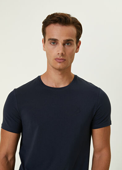 Beymen Club Navy Blue Basic T-shirt - 6