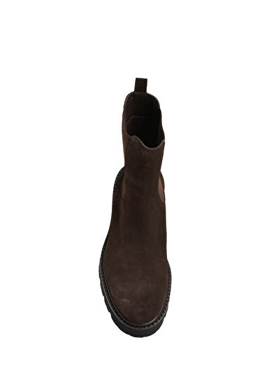 Beymen Club Chelsea Brown Women's Leather Boots - 4