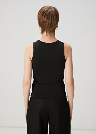 Beymen Club Black Camisole Tank Top - 4