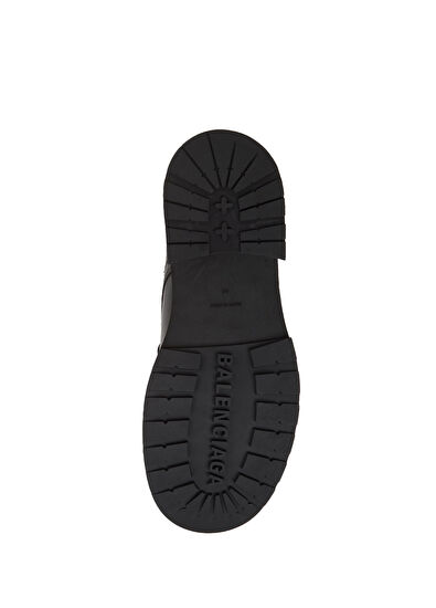 Balenciaga Truck Black Men's Leather Loafer - 5