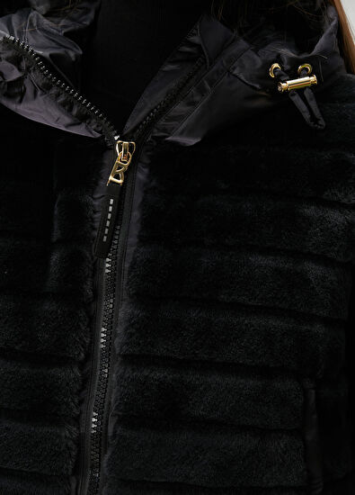 Bogner Yumi Black Hooded Vest - 5