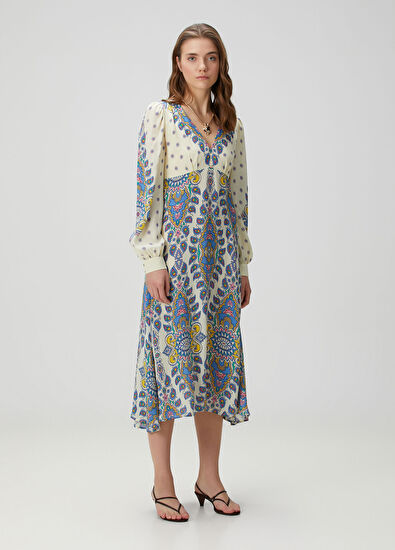 Etro Çok Renkli Midi Elbise - 3