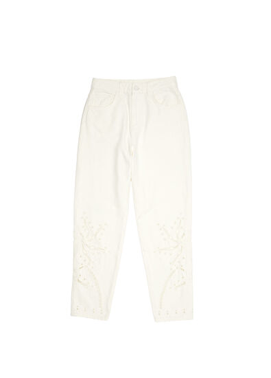 Beymen Club Mom Fit White Jeans - 7