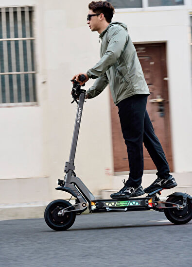 Langfeite GT2 Mini Gri Elektrikli Scooter - 4