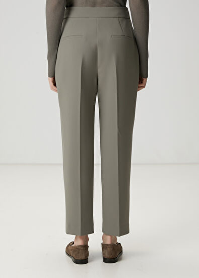 Beymen Club Yeşil Pileli Pantolon - 4