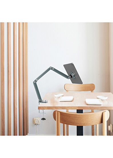 Wiwu Gri Metal Ayarlanabilir 360° Döner Telefon Tablet Tutucu Wi-ZM001  - 7