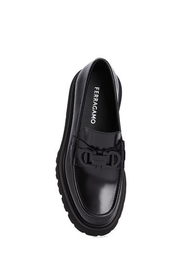 Ferragamo Bleecker Black Men's Leather Loafers - 4