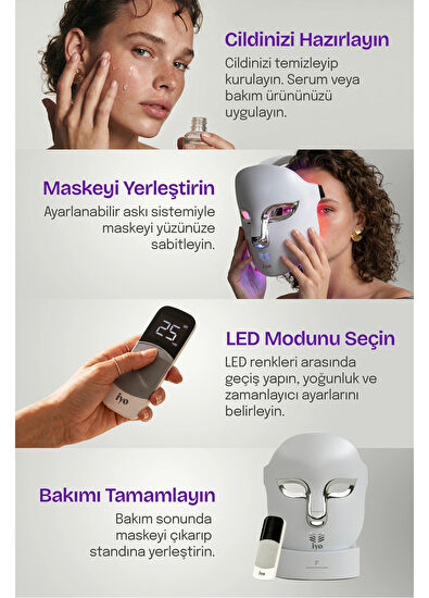 Iyo Led Light Face Mask Wireless Wireless LED Light Therapy Care Device - 5