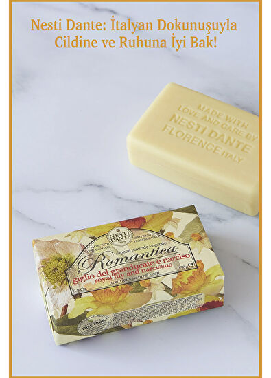 Nesti Dante Romantica Leylak ve Nergis Çiçeği Özlü Vegan Cilt Bakım Sabunu 250 gr - 5