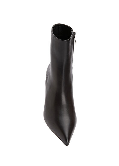 Beymen Club Siyah Kitten Heel Kadın Deri Bot - 4