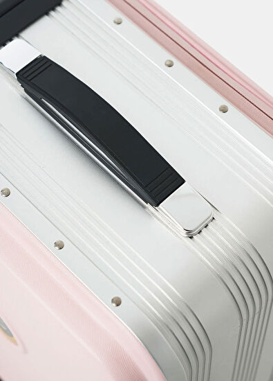 SE3S Pembe Kabin Boy Elektrikli Binilebilir Scooter Valiz - Görsel 7