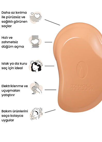 Tangle Teezer The Original Plant Orange Saç Fırçası - 4