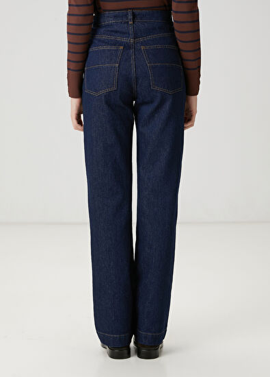 Beymen Club Indigo Straight Jean Pantolon - 6