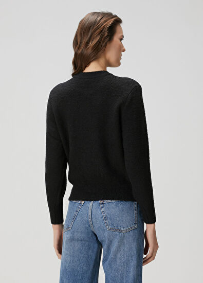 T by Alexander Wang Siyah Crop Triko - 4