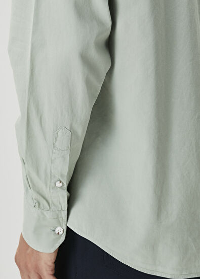 Beymen Club Comfort Fit Çağla Gabardin Doku Gömlek - 7