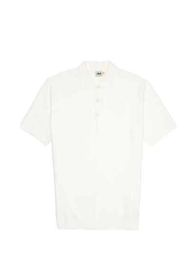 Beymen Club Ekru Polo Yaka Kısa Kollu Triko - 7