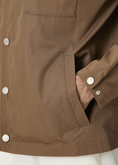 Beymen Club Deve Tüyü Yakası Süet Garnili Ceket - 8