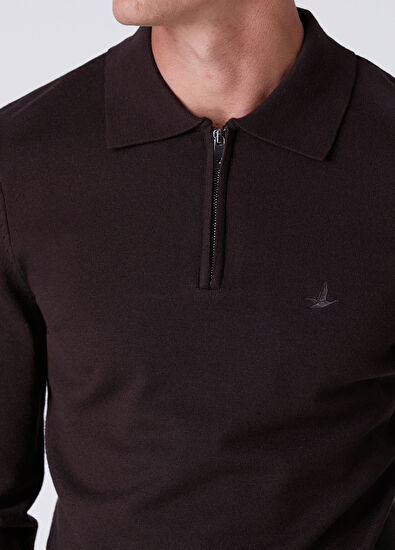 Beymen Club Brown Polo Sweater - 6