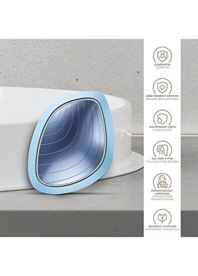 Geske Sonic Mavi 9'u 1 Arada Sıcak Ve Soğuk Maske Cilt Bakım Cihazı - 7