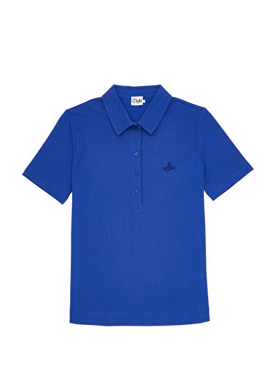 Beymen Club Cobalt Polo Collar T-Shirt - 7