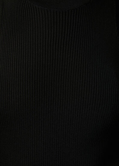 Beymen Club Black flush basic knitwear tank top - 7