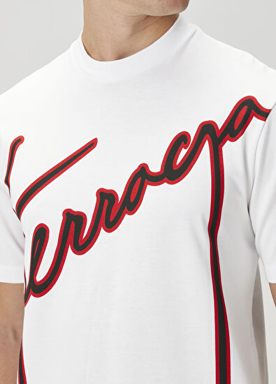 Ferragamo Beyaz Bordo T-shirt - 5