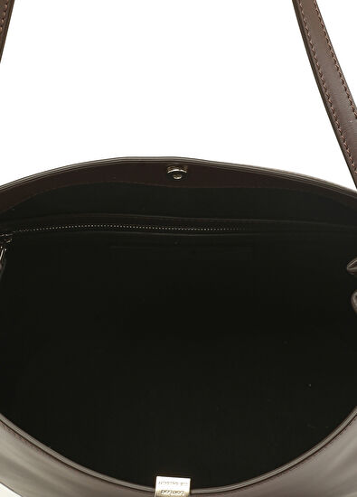 Loulou de Saison Daya Kahverengi Kadın Deri Çanta - 5